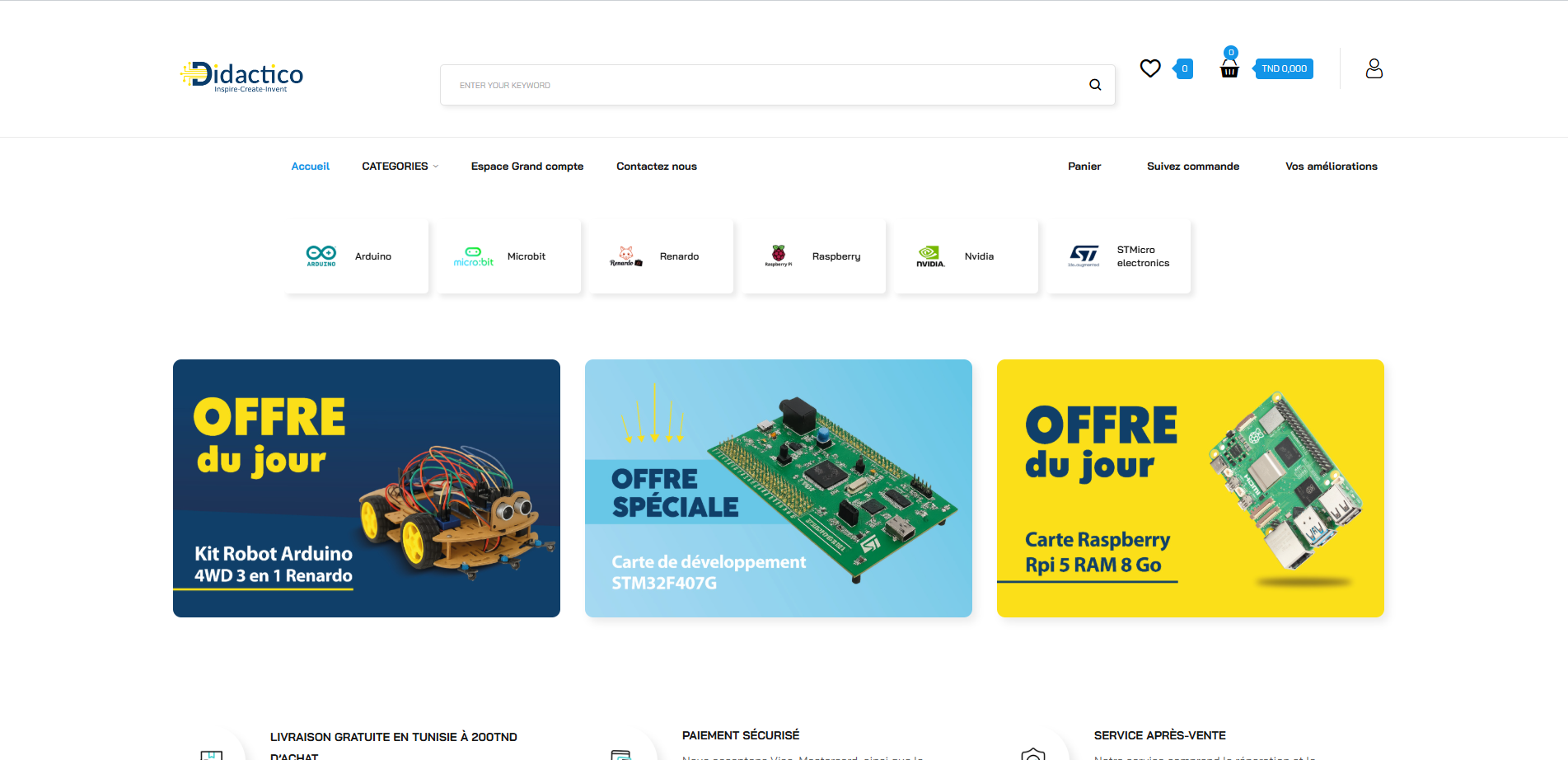 Didactico: An E-commerce Store for Electronics and Maker Kits in Tunisia